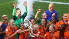 Hollanti juhli jalkapallon EM-kultaa vuonna 2017. 