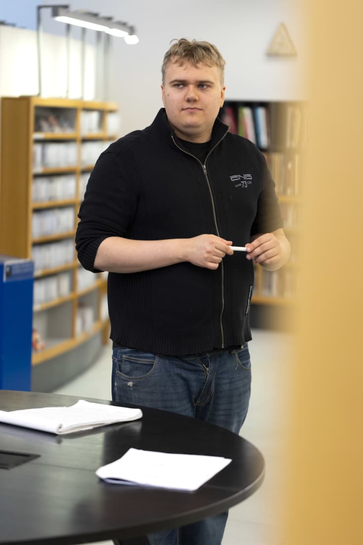 Jussi Hartikainen, opiskelija, Aalto-yliopisto.