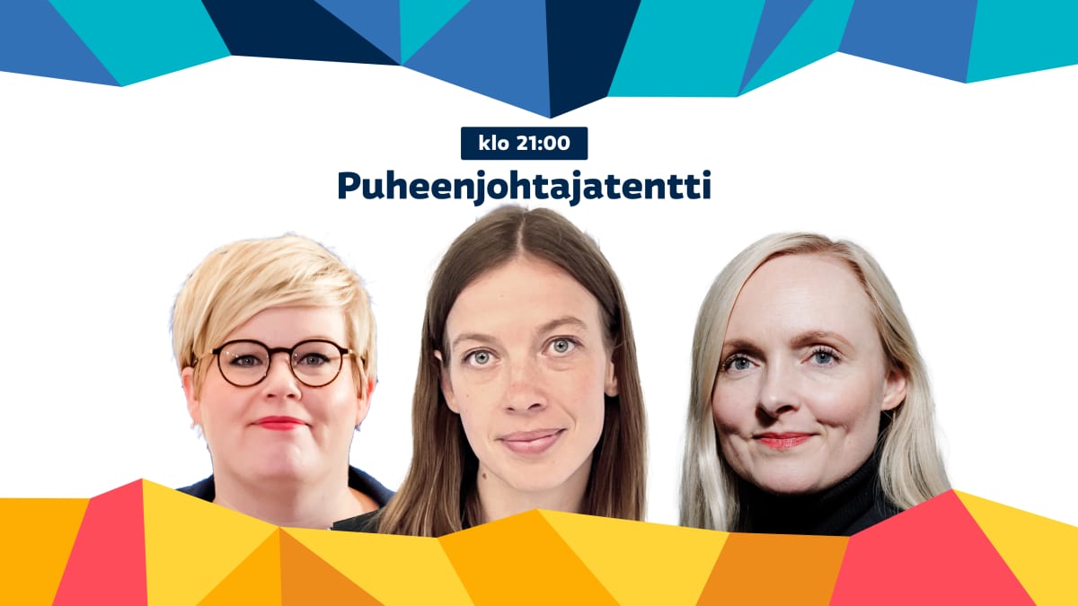 Kansikuva Puoluejohtajien tenttiin jossa vieraana Sarikko, Andresson ja Ohisalo