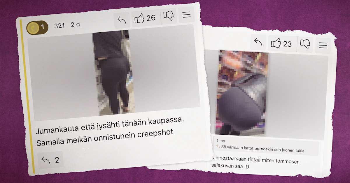 Hundratals Smygbilder P Kvinnors Rumpor Sprids Och Kommenteras P 