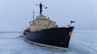 File photo of the Finnish-built Sampo icebreaker operating in the Baltic Sea.