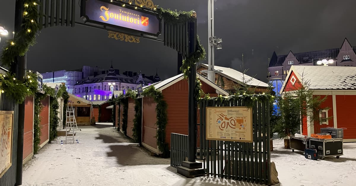 Tampereen Joulutori avautuu osittain jo tällä viikolla – virallisen  avauksen jälkeen myyjiä tulossa lähes 80