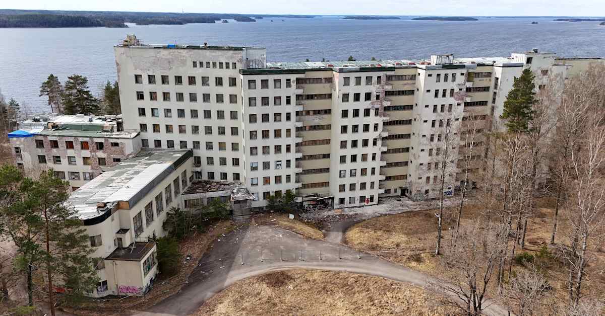 Lappeenrannassa on vaikuttava esimerkki Suomen entisaikojen arkkitehtuurista – nyt se muistuttaa Tšernobyliä