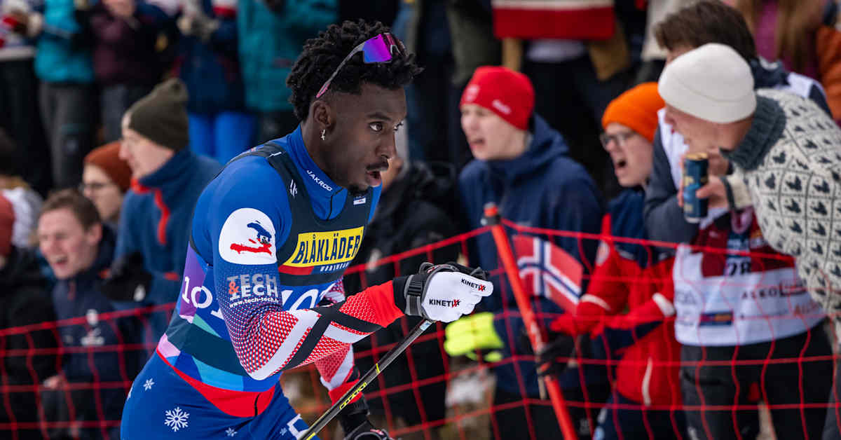 Haitian skier astonished by 100,000 spectators at the World Championship: 