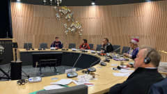 Saamelaiskäräjien täyskokous Inarin Sajoksessa 29.11.2022.