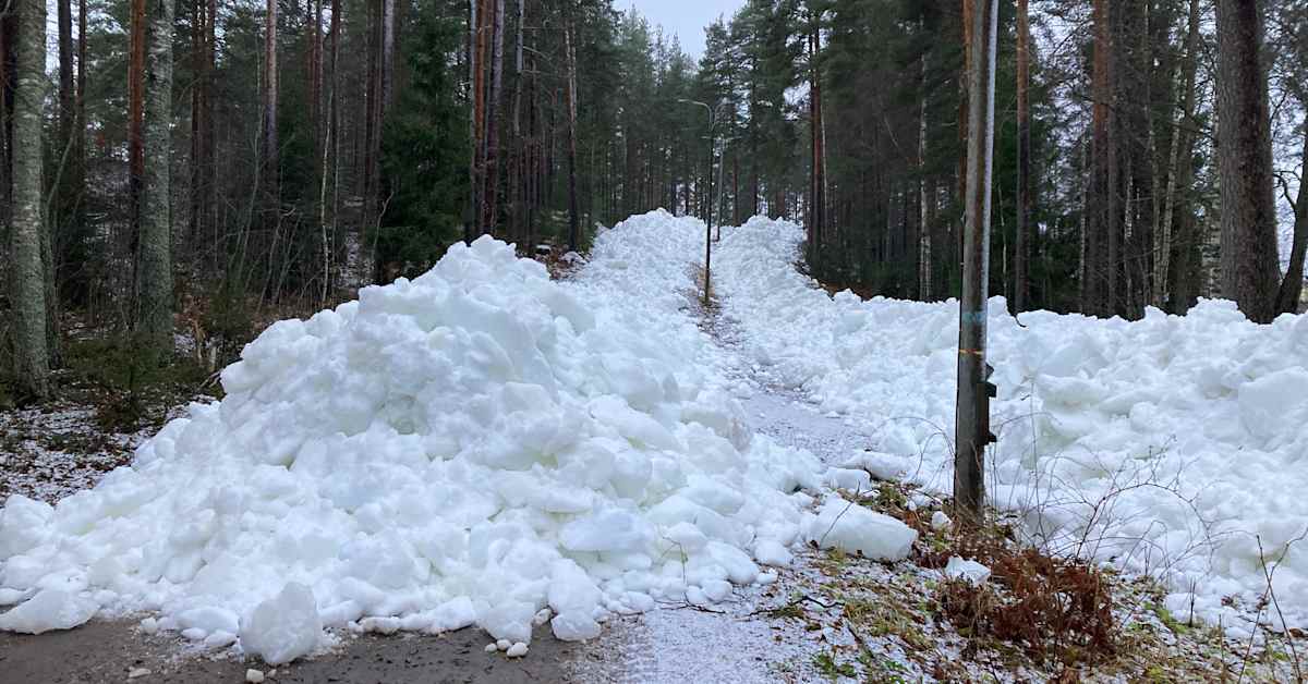 The opening of Huhtiniemi's first ski trail in Lappeenranta this weekend