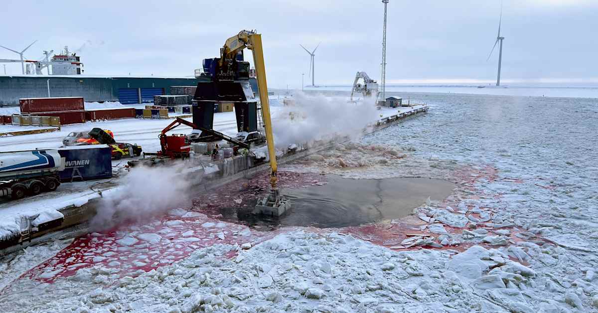 Rajavartiolaitos tutkii Kemin sataman ympäristövahinkoa – öljyä lilluu meressä yhä tuhansia litroja