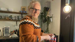 Innokas ruonlaittaja Master Chef -kokkiohjelmassa mukana oleva Olli Ahola-Luttila valmistaa sorbettia omassa keittiössään.