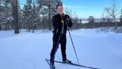 Mikko Portti  Juutuavaaran kilpakympillä, 16.3.2023 Inarissa.