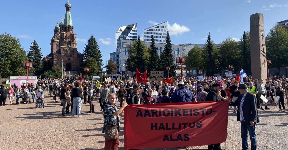 В выходные по всей Финляндии проходят акции протеста против ...