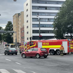 Liikenneonnettomuus Hämeenkadun ja Uudenmaankadun risteyksessä