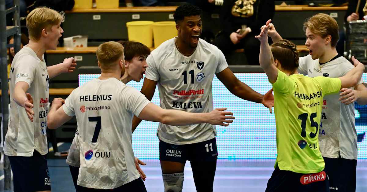 Eeli Kuukasjärvi, 17, passasi sarjanousija AC Oulu Volleyn finaaleihin