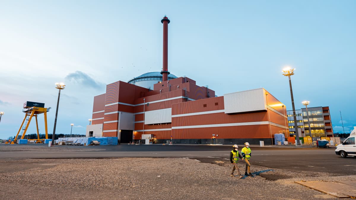Olkiluoto 3 -ydinvoimala Eurajoella 22.11.2021.