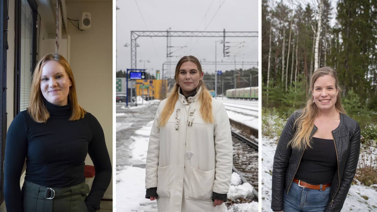 Varpu Niskanen, Jonna Kyllönen ja Johanna Wirkkula