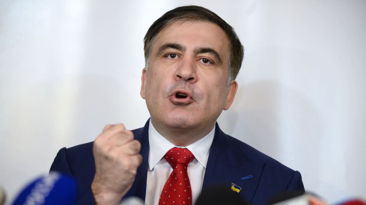 Georgian ex-presidentti Mikheil Saakashvili.