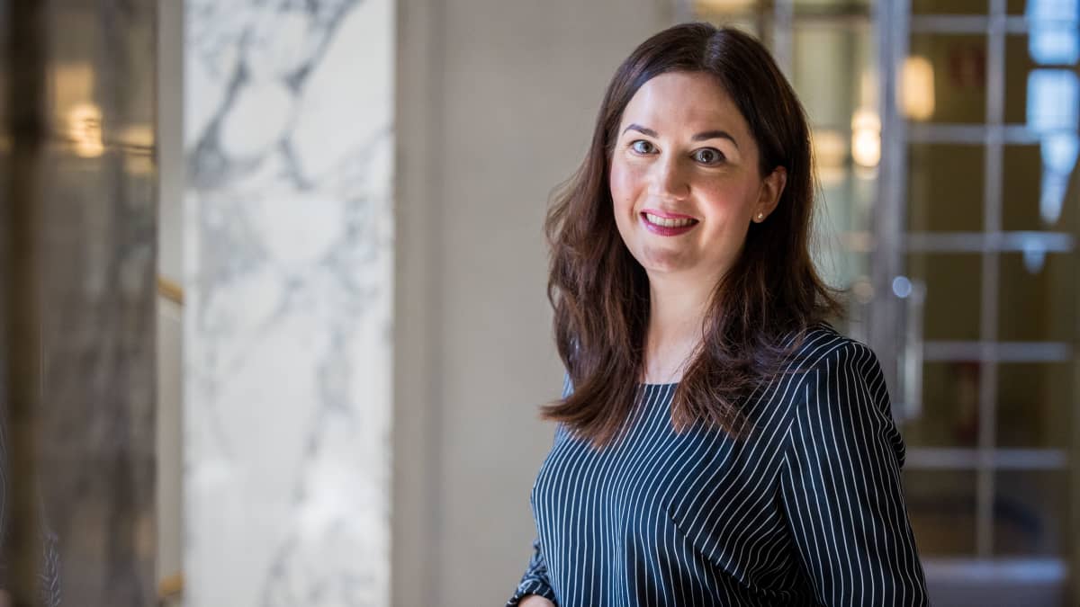 Sanni Grahn-Laasonen eduskunnassa syyskuussa 2021