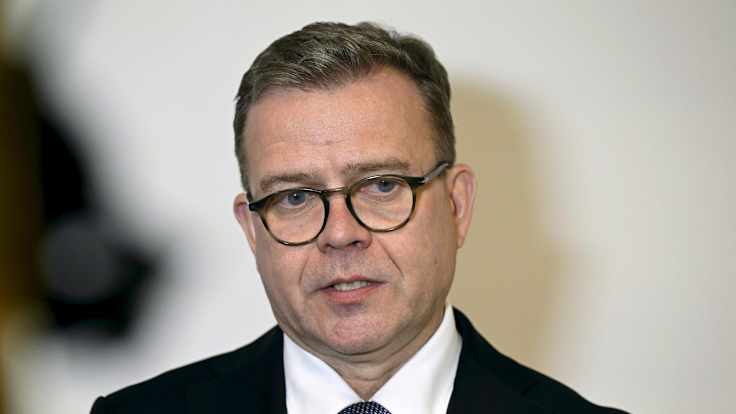 Photo shows Finnish Prime Minister Petteri Orpo.