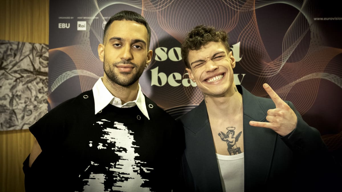 Italian Euroviisuedustajat Mahmood ja Blanco 