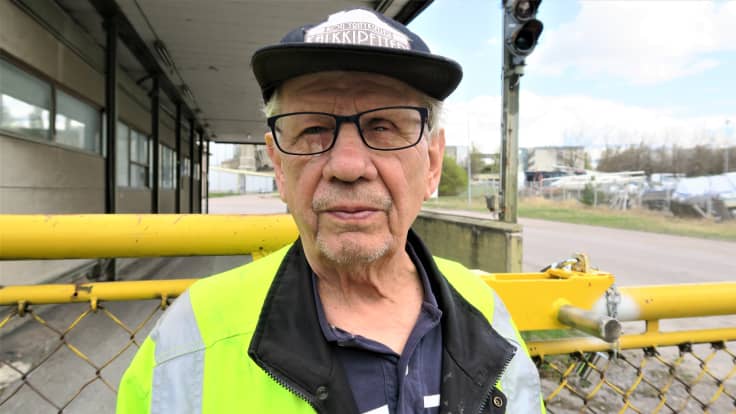 Ralf "Frille" Friman on työskennellyt Lohjan Kalkkipetterin alueella jo 64 vuotta. 