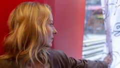 Mariska ravintola Kosmoksen aulassa.