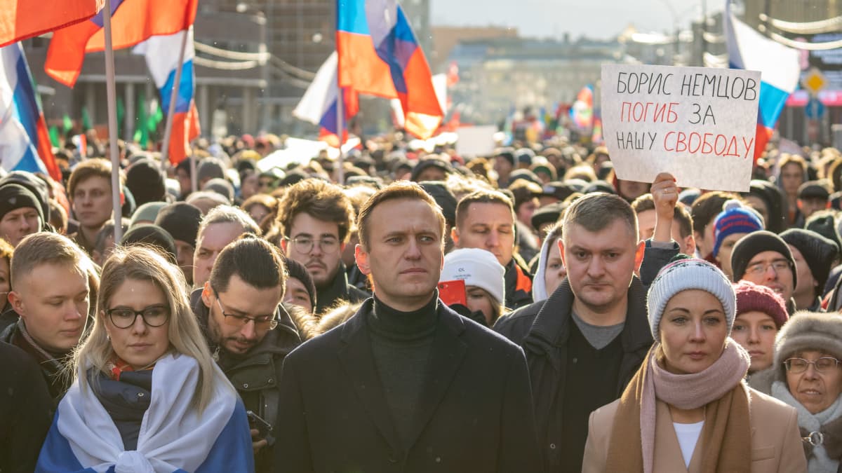 Aleksei Navalnyi, Ljubov Sobol, Julija Navalnaja.