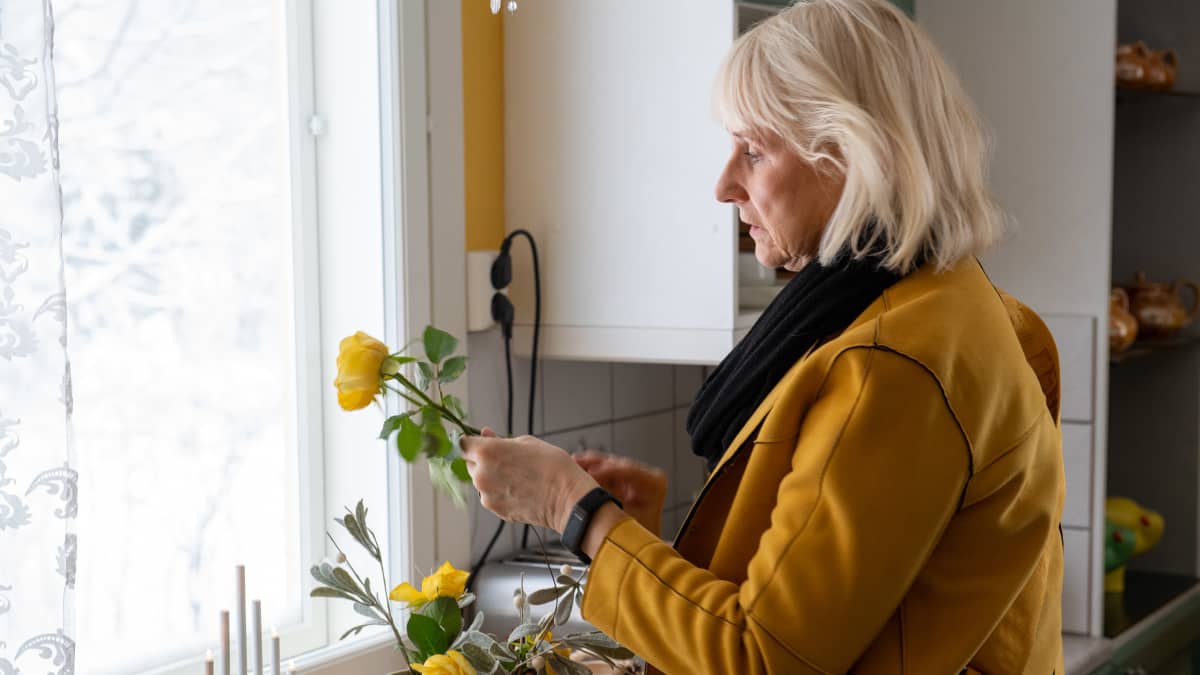 Tia Redsven, Lohjalla. 19.1.2021.