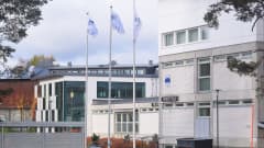 Sotkamon kunnan virastotalo. 