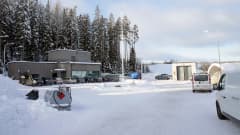 Rakenteilla oleva Mikkelin uusi jätevedenpuhdistamo helmikuussa 2021.