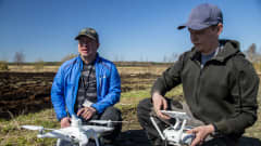 Dronea koitetaan valkoposkihanhien karkoituksessa ja kartoituksessa
