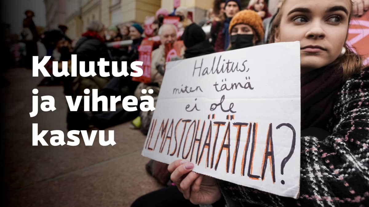 Ei riitä, että kulutamme  eri tavalla, vaan meidän pitää kuluttaa vähemmän. Elokapina 7.10.2021