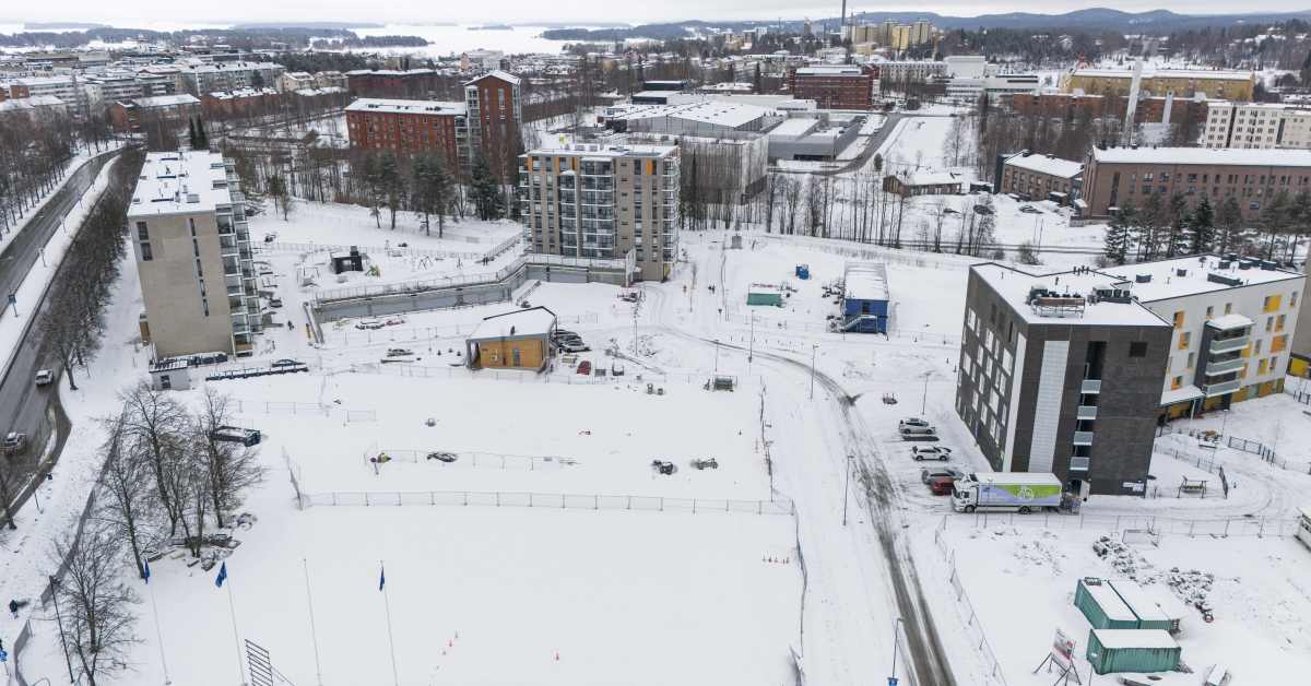 Rakennustyömaat hiljenivät – Kuopion uuden asuinalueen rakentaja toivoo ihmisten hyväksyvän uuden normaalin