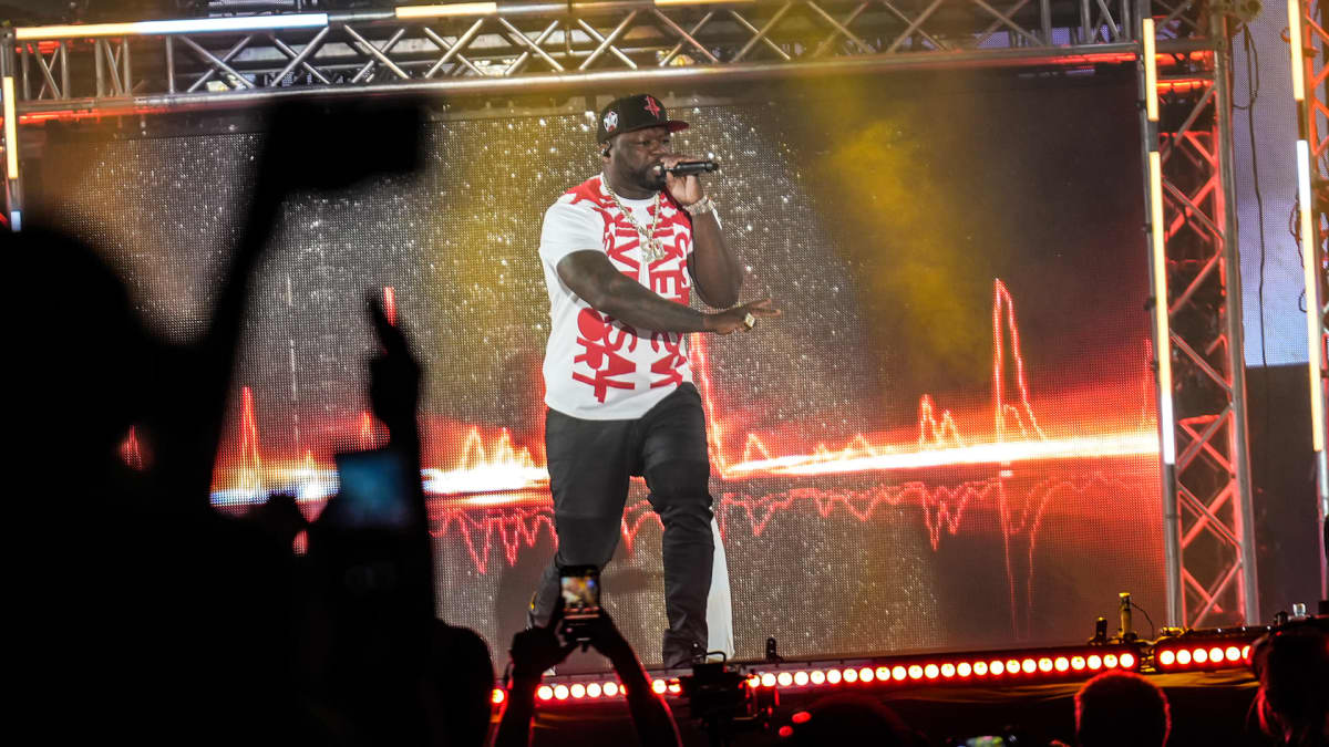 50 Cent esiintyy Blockfestissä. 