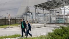 Tsernobylin ydinvoimalan päälle on rakennettu sarkofagi.