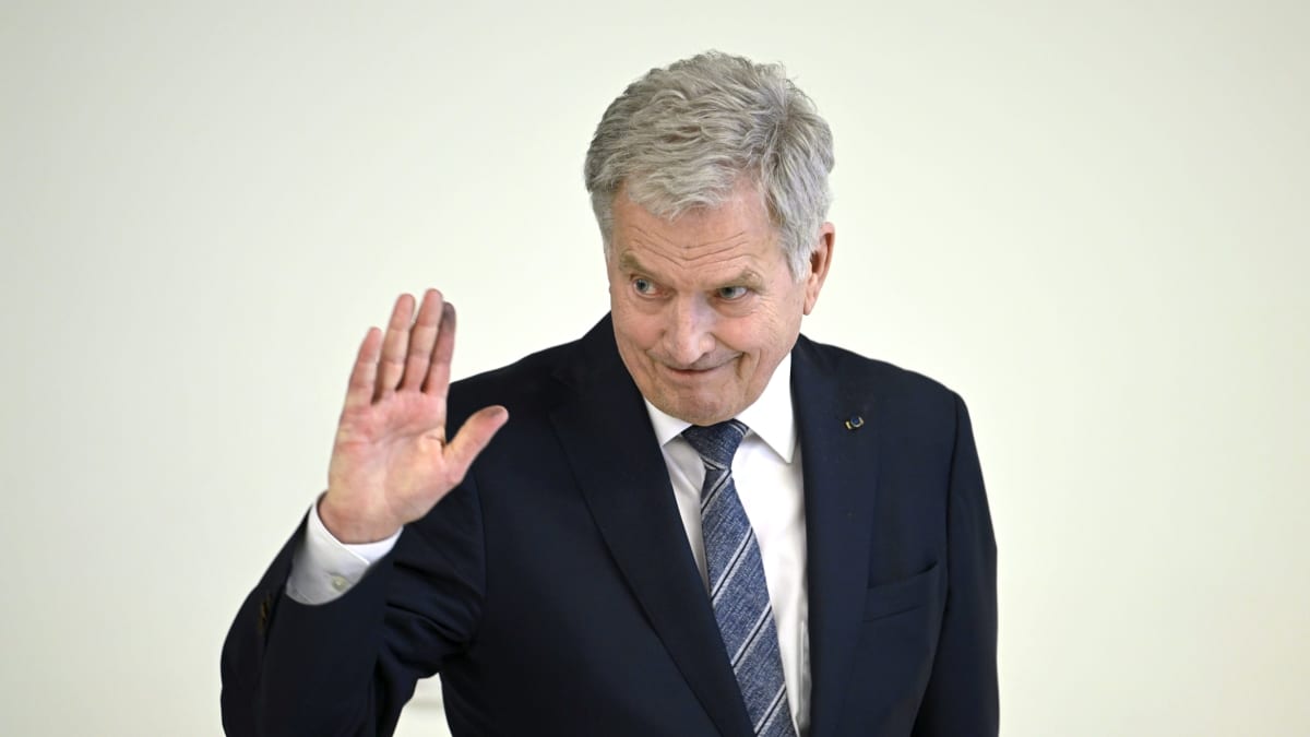 Presidentti Sauli Niinistö Bifrost Summit 2023 -tapahtumassa 7. maaliskuuta