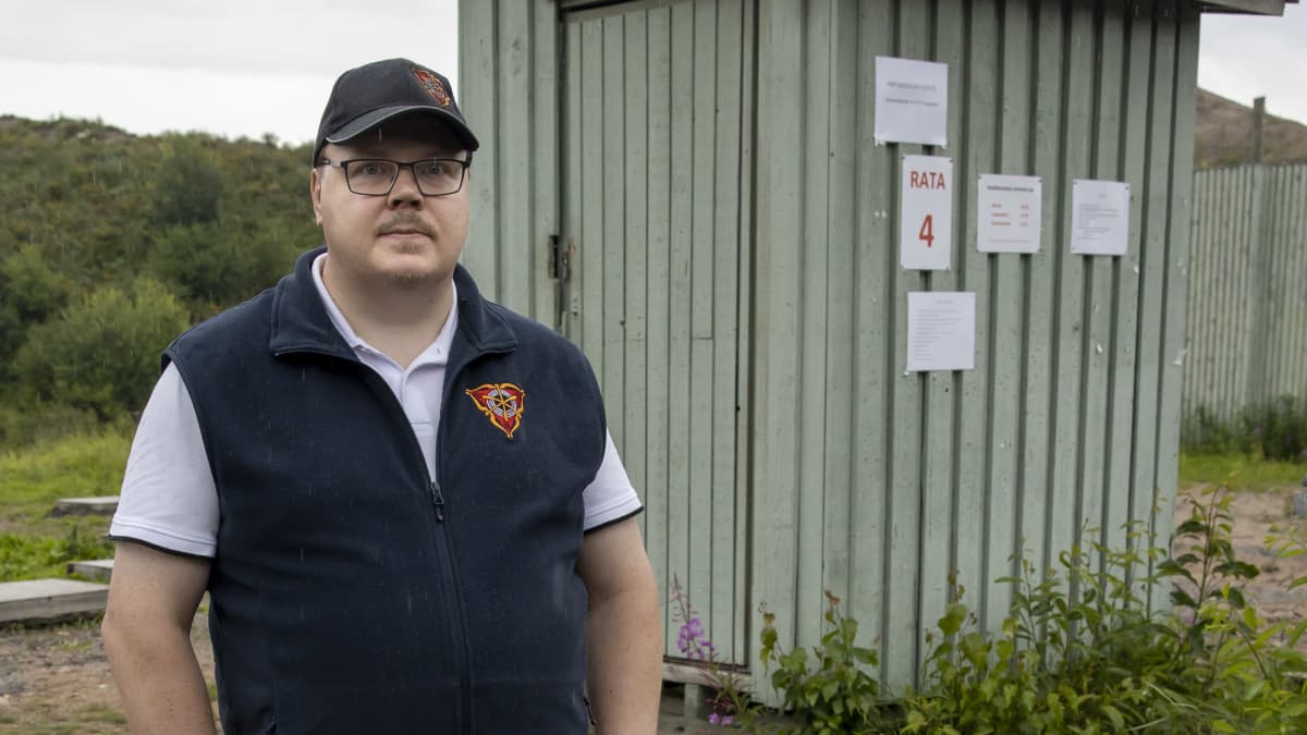 Keski-Suomen Ampujat ry:n puheenjohtaja Kari Laitinen