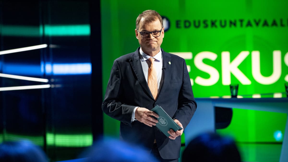 Juha Sipilä puoluejohtajien vaalitentissä Yle 20.03.2019