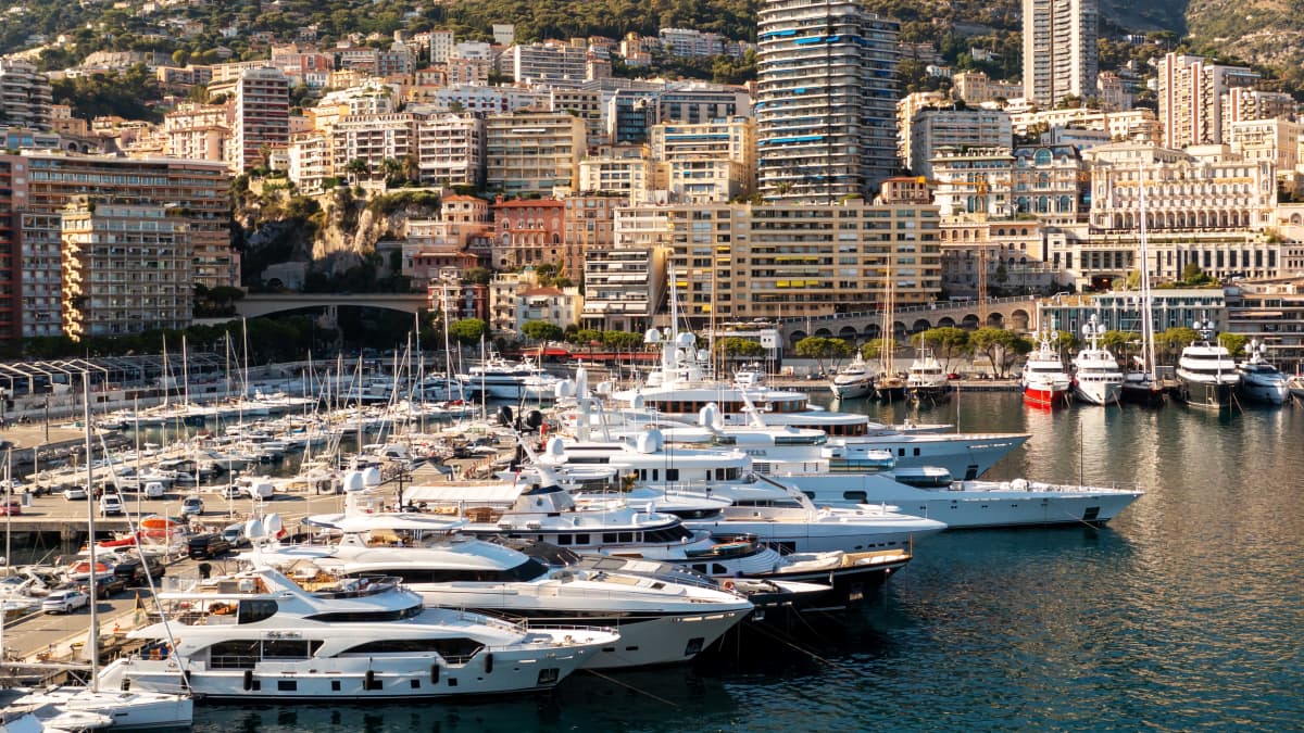 Rantanäkymää Monacon Monte Carlosta.