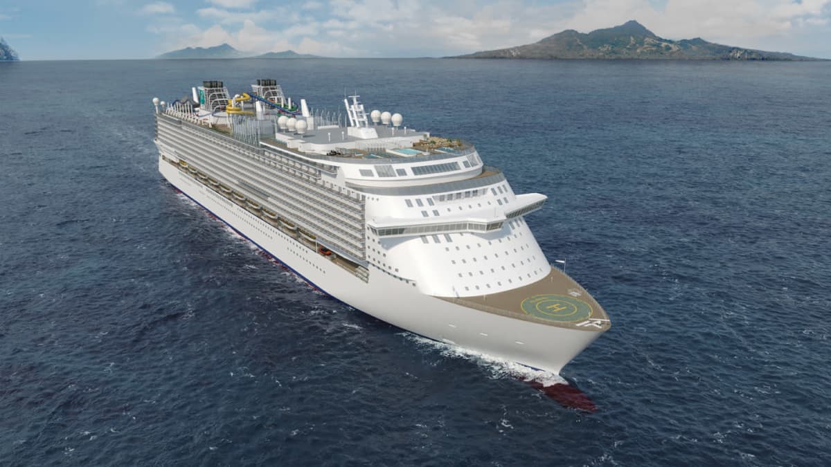 Dream Cruises laivayhtiölle rakenteilla oleva risteilyalus.