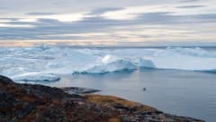 Ilulissat-vuonon jäävuoria Grönlannissa