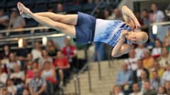 Emil Soravuo i sin vinnande serie i Europeiska spelen 2019.