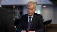 Sauli Niinistö pukeutuneena tummaan pukuun ja solmioon.