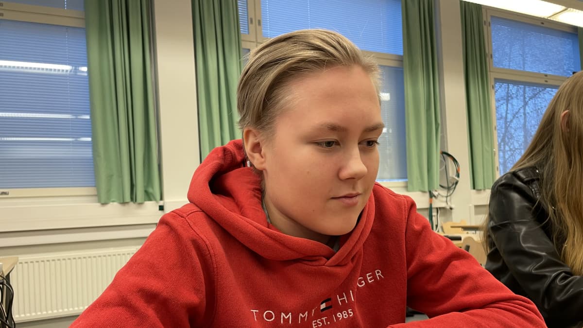 Sotkamon lukion 1. vuosikurssin oppilas v. 2021 Osku Hoikka