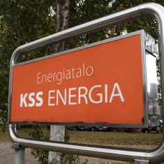 KSS Energiatalon kyltti Kouvolassa.