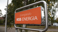 KSS Energiatalon kyltti Kouvolassa.