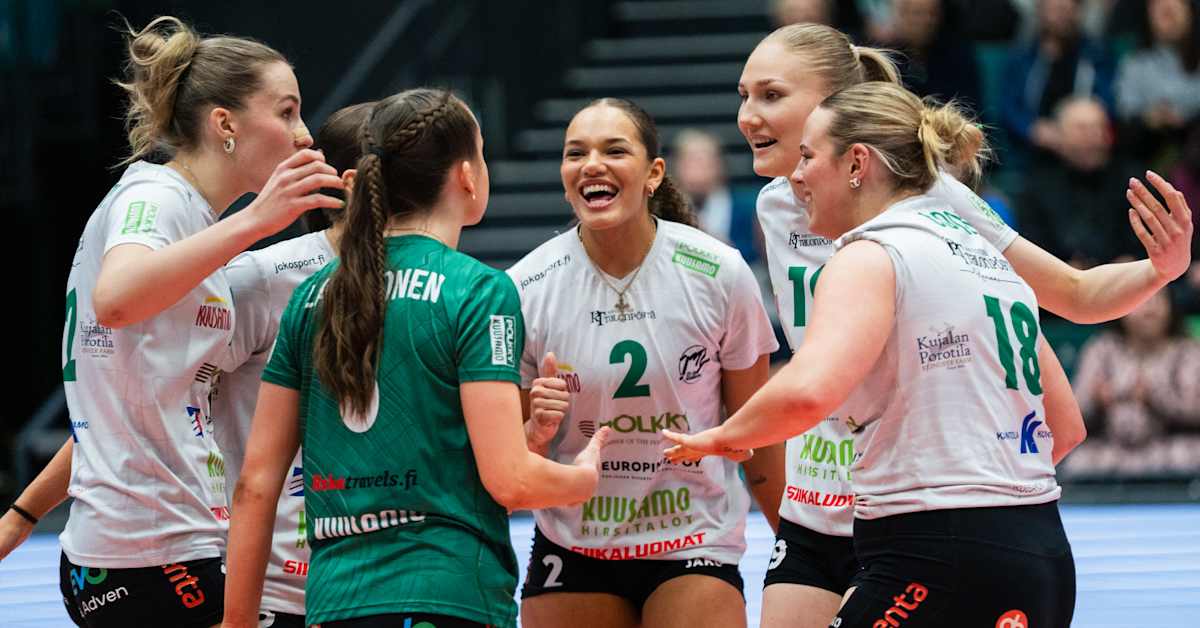 Kuusamon Pallo-Karhut voitti lentopallon Suomen mestaruuden jännitysnäytelmän jälkeen