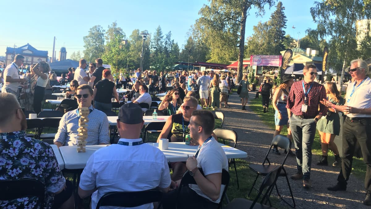 Vaasa Festival yleisöä