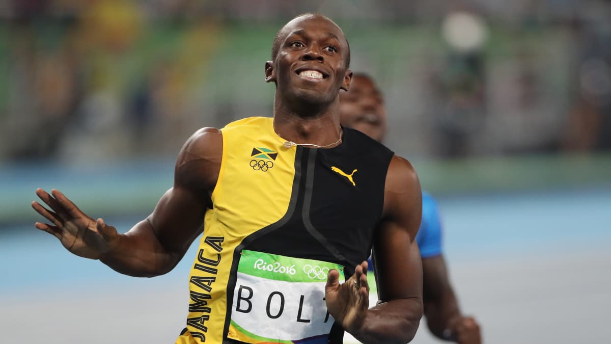 Usain Bolt voitti kultaa 100 metrillä Rion olympialaisissa.