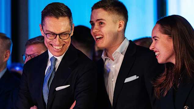 Alexander, Oliver and Emilie Stubb.