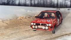 Kuvassa Mikko Kalliomaa ja Timo Rautiainen junioreiden SM-sarjassa 1988. 