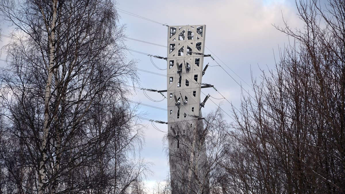 Pylonen vid Vasa Elektriska.